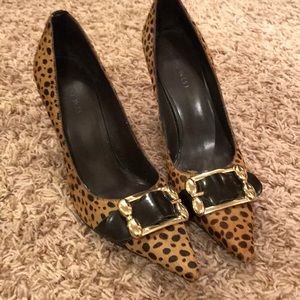 Nine West Leopard Print Heels